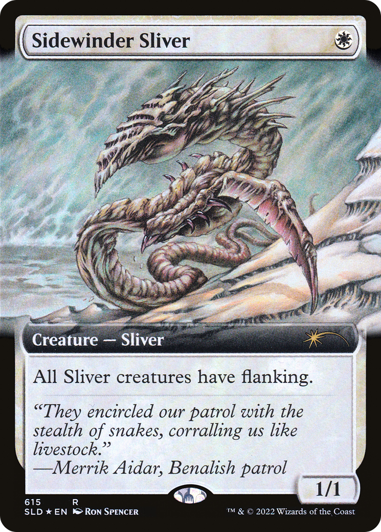 Sidewinder Sliver (Extended Art) [Secret Lair Drop Promos] - Evolution TCG