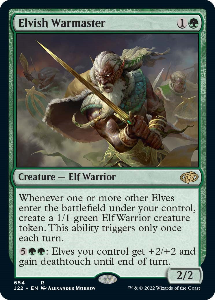 Elvish Warmaster [Jumpstart 2022] - Evolution TCG