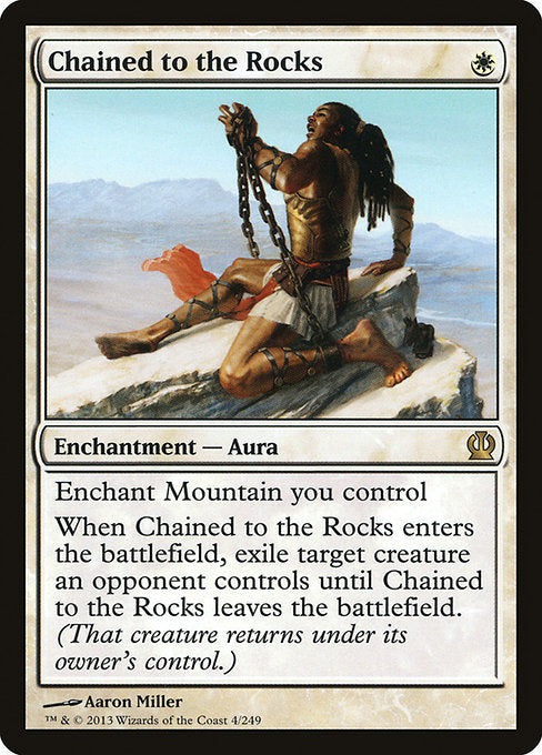 Chained to the Rocks [Theros] - Evolution TCG