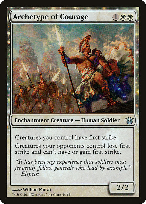 Archetype of Courage [Born of the Gods] - Evolution TCG