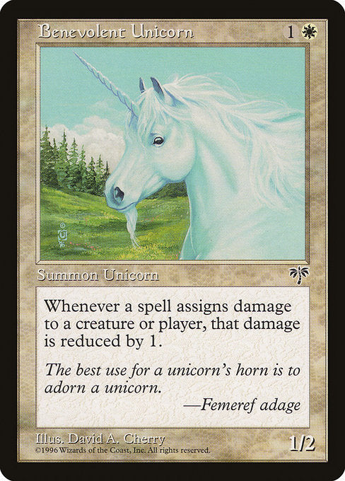 Benevolent Unicorn [Mirage] - Evolution TCG