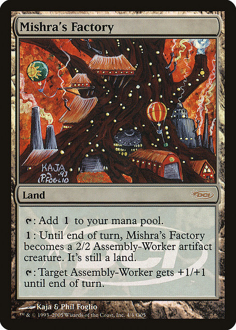 Mishra's Factory [Judge Gift Cards 2005] - Evolution TCG