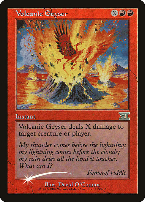 Volcanic Geyser [Friday Night Magic 2000] - Evolution TCG