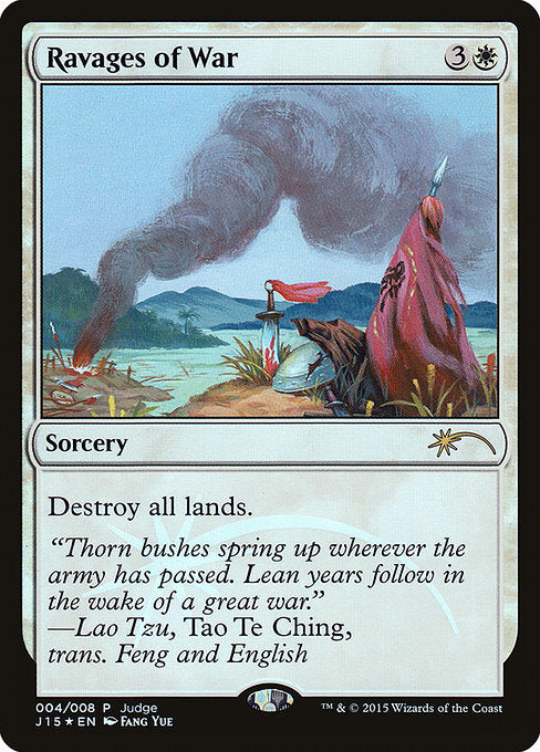 Ravages of War [Judge Gift Cards 2015] - Evolution TCG