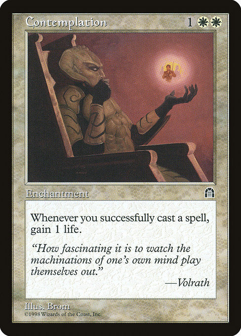 Contemplation [Stronghold] - Evolution TCG