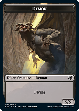 Bird Illusion // Demon Double-Sided Token [Game Night: Free-for-All Tokens] - Evolution TCG