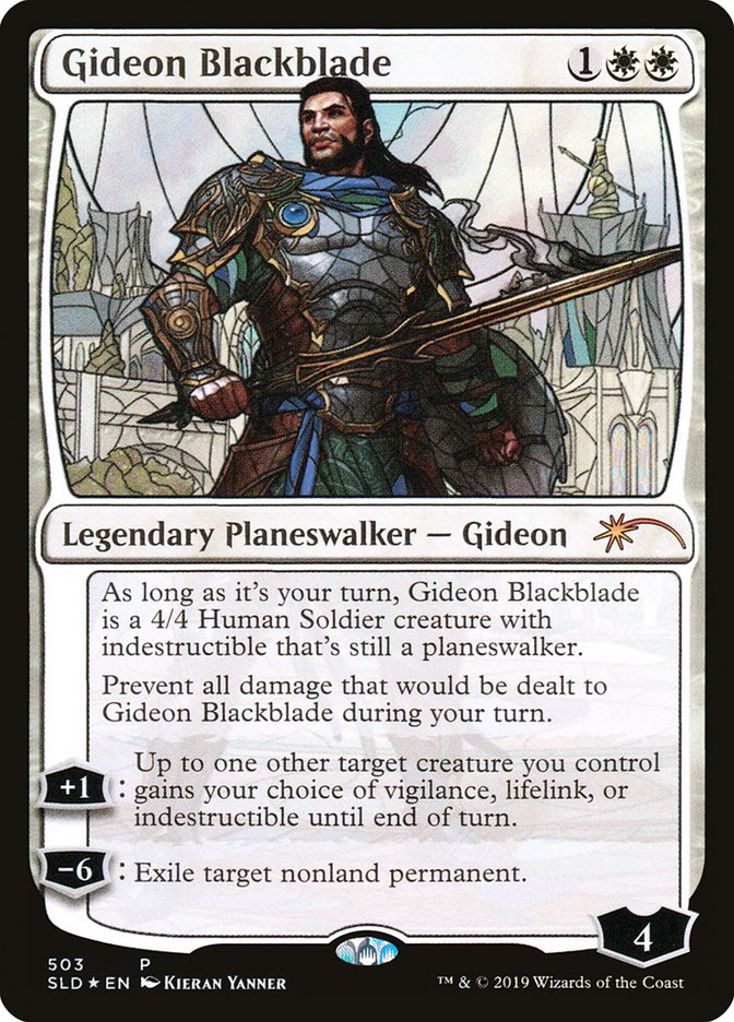 Gideon Blackblade (Stained Glass) [Secret Lair Drop Promos] - Evolution TCG