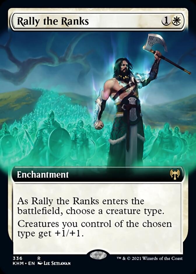 Rally the Ranks (Extended Art) [Kaldheim] - Evolution TCG