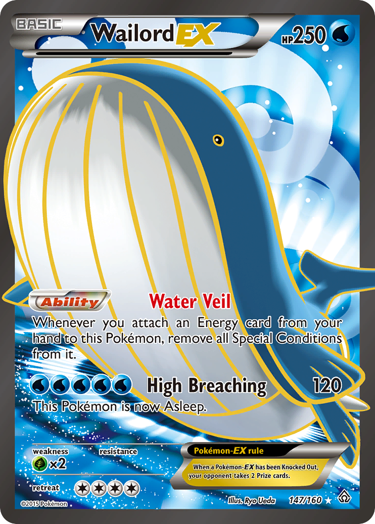 Wailord EX (147/160) [XY: Primal Clash] - Evolution TCG