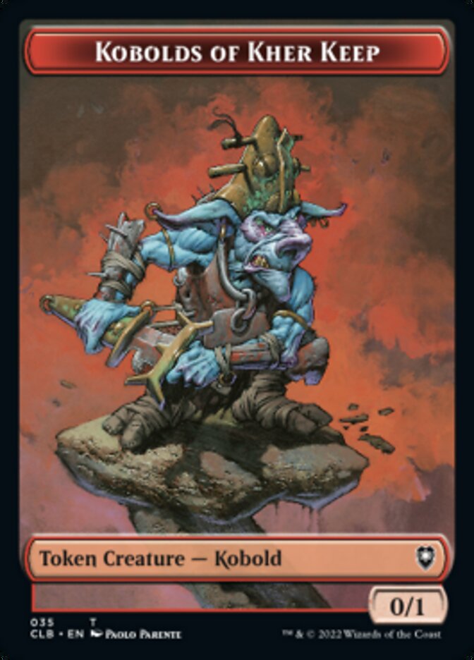 Kobolds of Kher Keep // Treasure Double-sided Token [Commander Legends: Battle for Baldur's Gate Tokens] - Evolution TCG