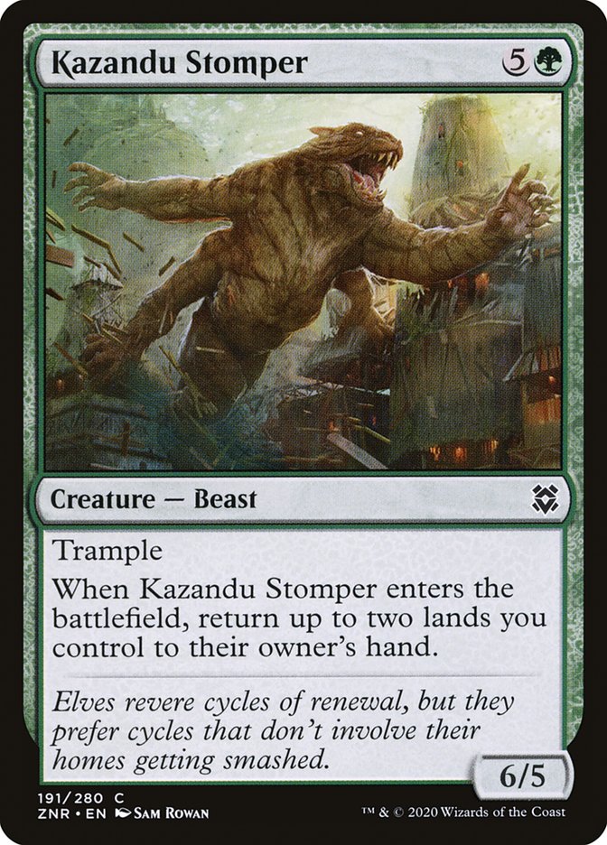 Kazandu Stomper [Zendikar Rising] - Evolution TCG