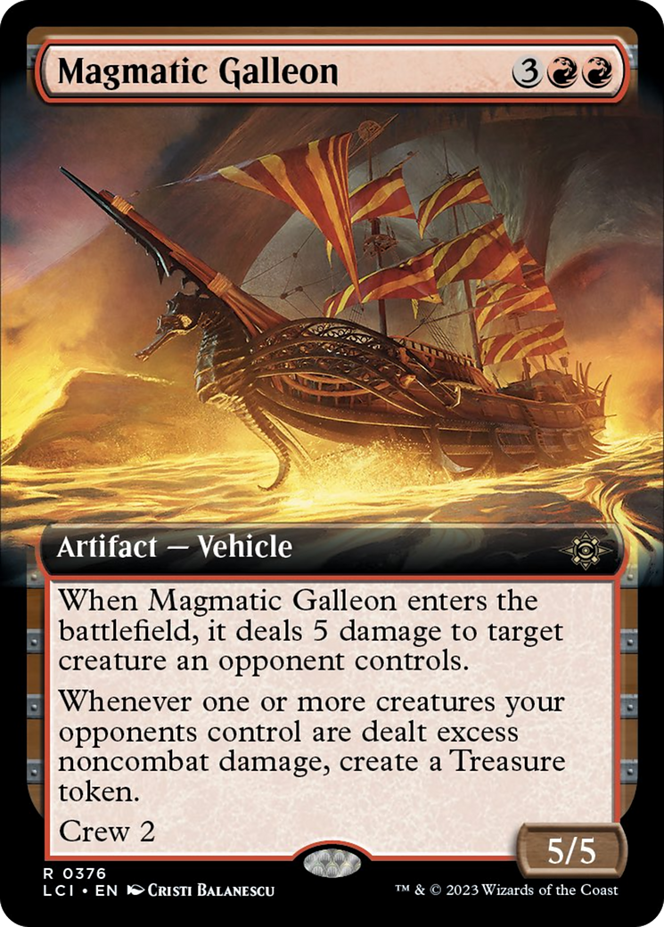 Magmatic Galleon (Extended Art) [The Lost Caverns of Ixalan] - Evolution TCG