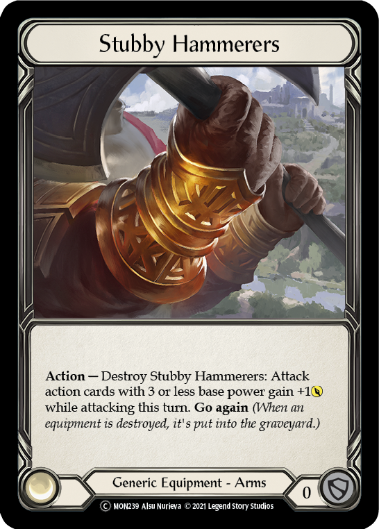 Stubby Hammerers [U-MON239] (Monarch Unlimited)  Unlimited Normal - Evolution TCG