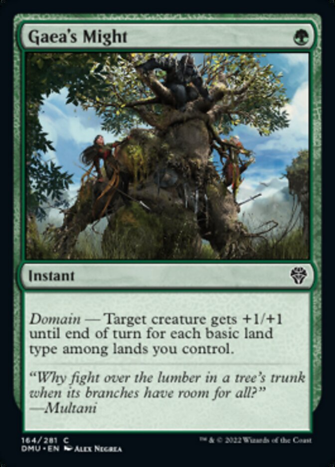 Gaea's Might [Dominaria United] - Evolution TCG