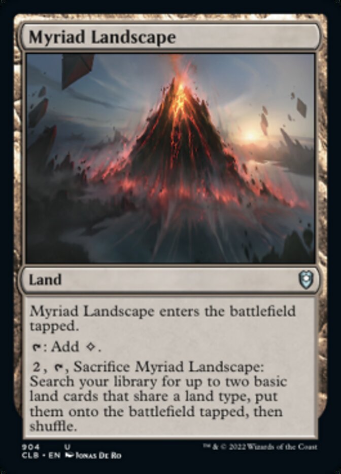 Myriad Landscape [Commander Legends: Battle for Baldur's Gate] - Evolution TCG