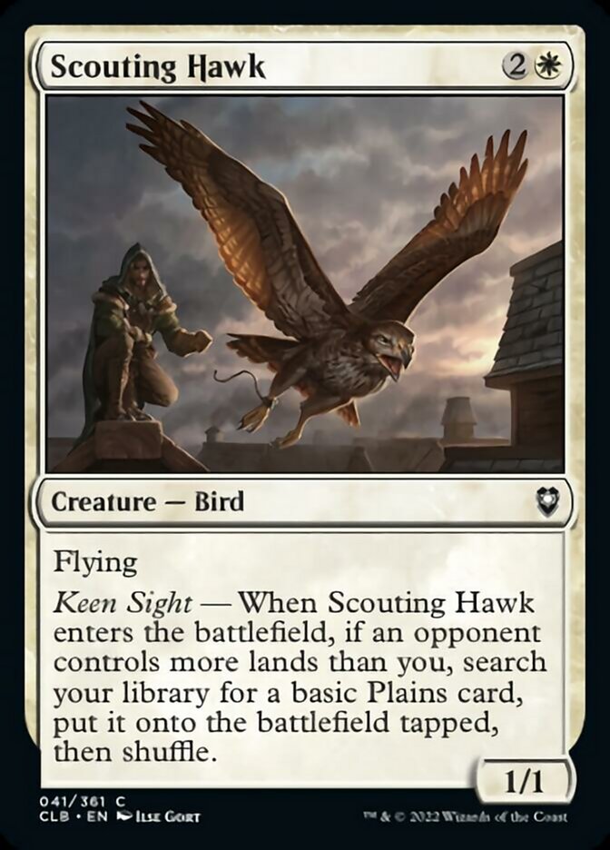 Scouting Hawk [Commander Legends: Battle for Baldur's Gate] - Evolution TCG