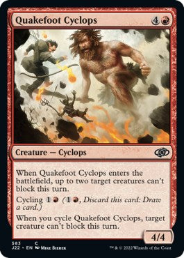 Quakefoot Cyclops [Jumpstart 2022] - Evolution TCG