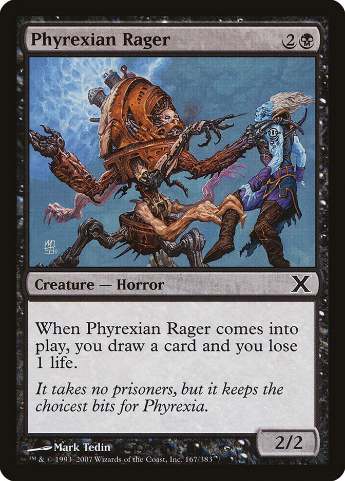 Phyrexian Rager [Tenth Edition] - Evolution TCG