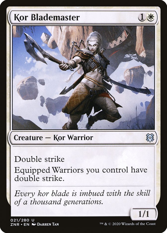 Kor Blademaster [Zendikar Rising] - Evolution TCG