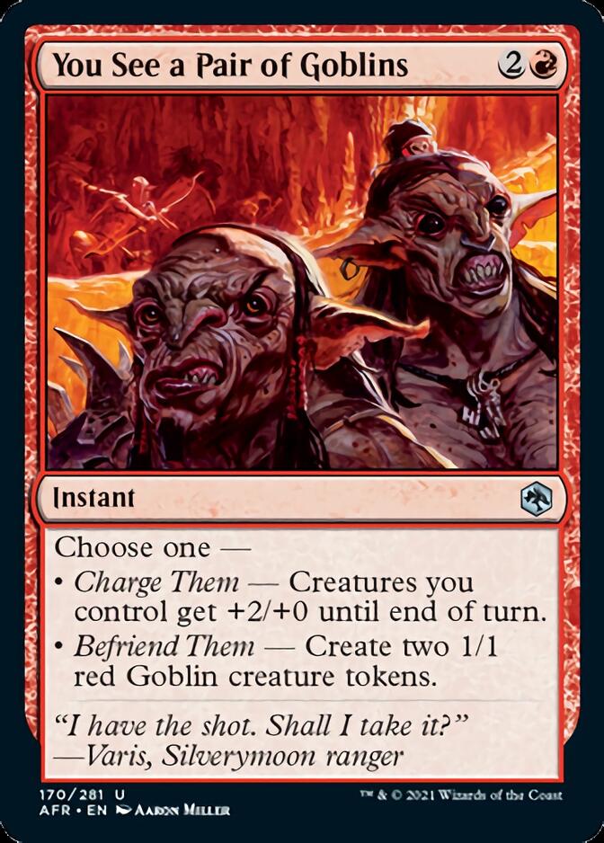 You See a Pair of Goblins [Dungeons & Dragons: Adventures in the Forgotten Realms] - Evolution TCG