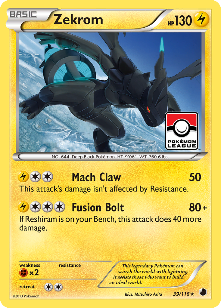 Zekrom (39/116) [Black & White: Plasma Freeze] - Evolution TCG