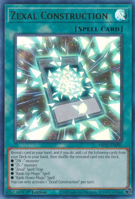 Zexal Construction [MP22-EN091] Ultra Rare - Evolution TCG