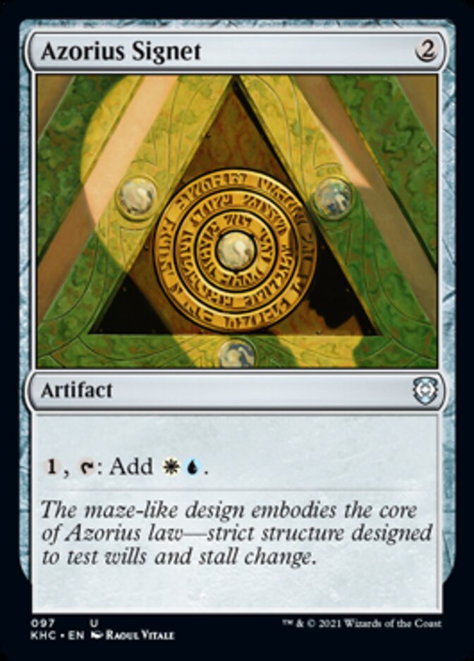 Azorius Signet [Kaldheim Commander] - Evolution TCG