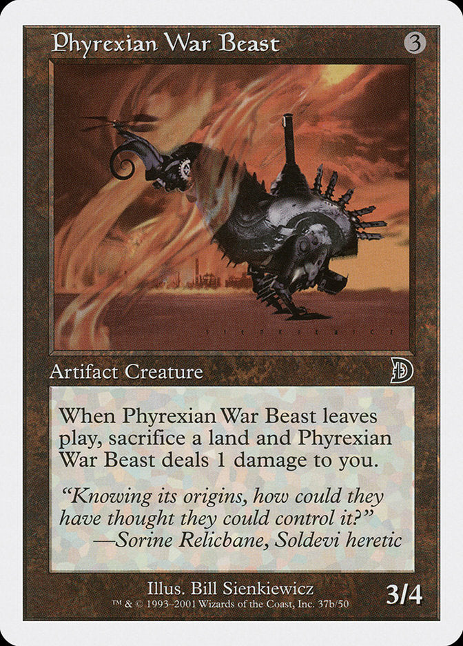 Phyrexian War Beast (Signature on Right) [Deckmasters] - Evolution TCG