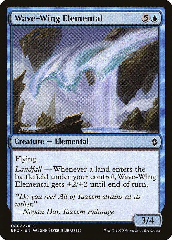 Wave-Wing Elemental [Battle for Zendikar] - Evolution TCG