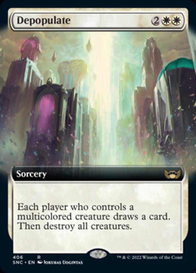 Depopulate (Extended Art) [Streets of New Capenna] - Evolution TCG