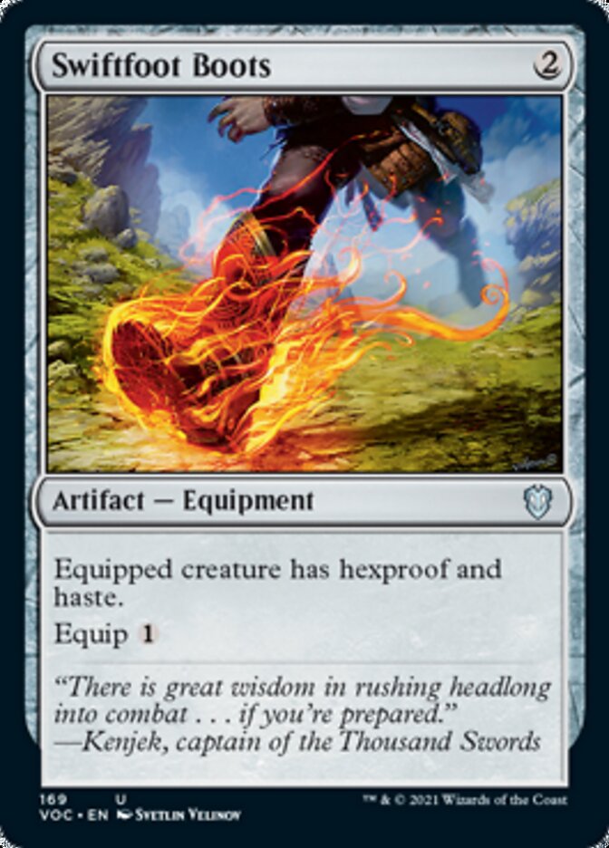 Swiftfoot Boots [Innistrad: Crimson Vow Commander] - Evolution TCG