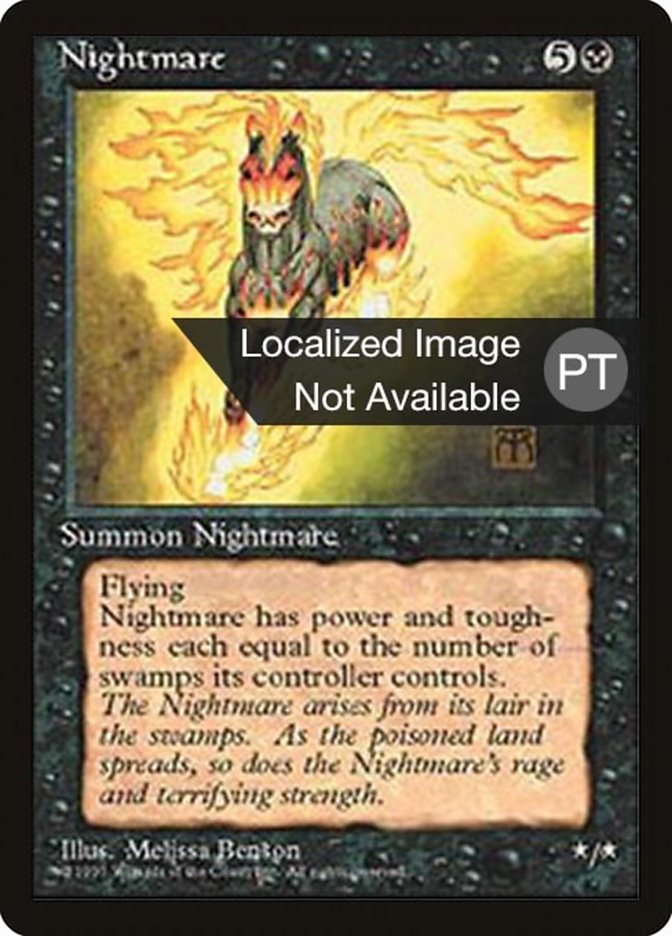Nightmare [Fourth Edition (Foreign Black Border)] - Evolution TCG