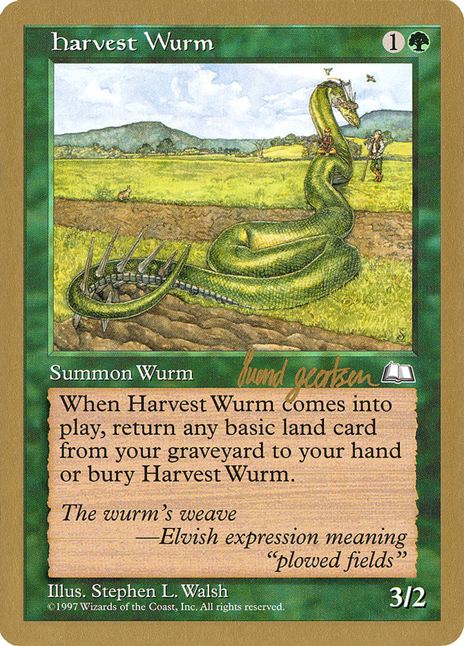 Harvest Wurm (Svend Geertsen) [World Championship Decks 1997] - Evolution TCG