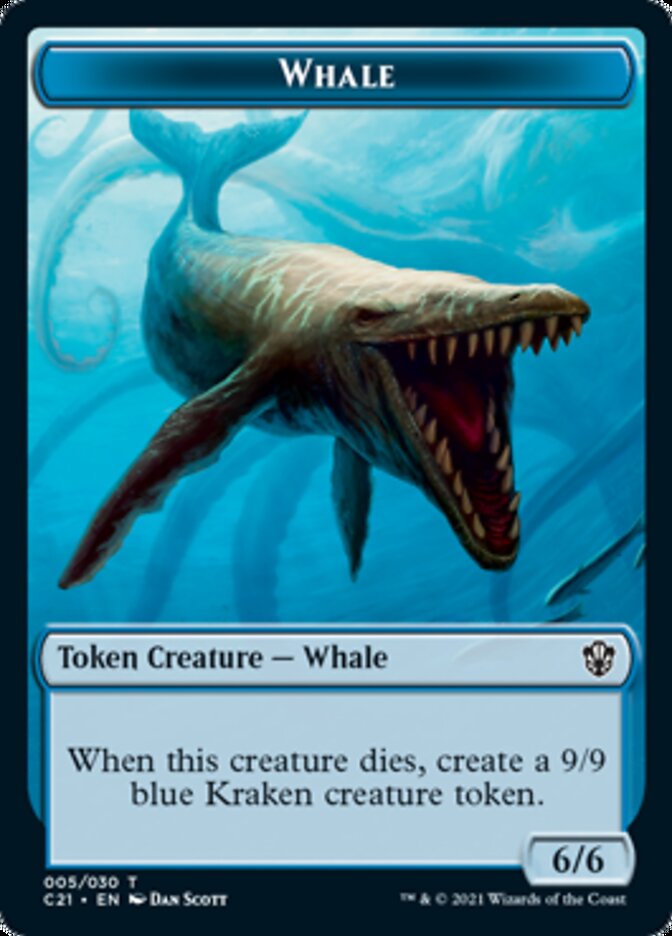 Beast (010) // Whale Token [Commander 2021 Tokens] - Evolution TCG