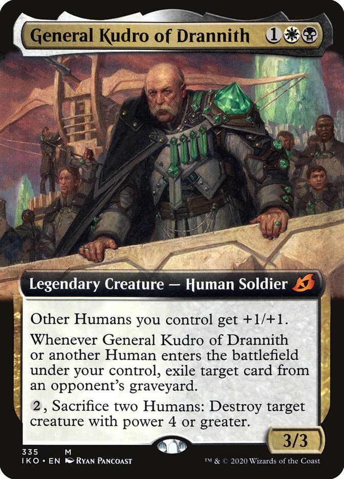 General Kudro of Drannith (Extended Art) [Ikoria: Lair of Behemoths] - Evolution TCG