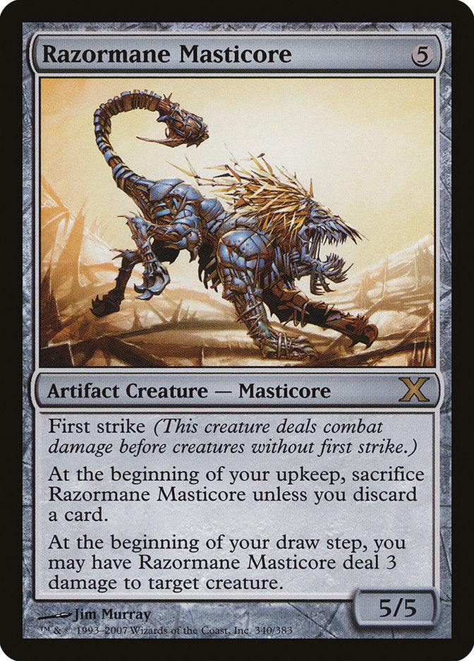 Razormane Masticore [Tenth Edition] - Evolution TCG