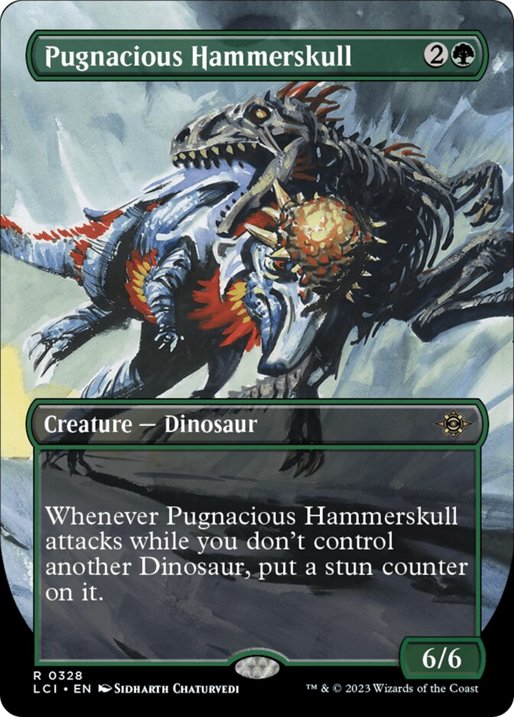 Pugnacious Hammerskull (Borderless) [The Lost Caverns of Ixalan] - Evolution TCG