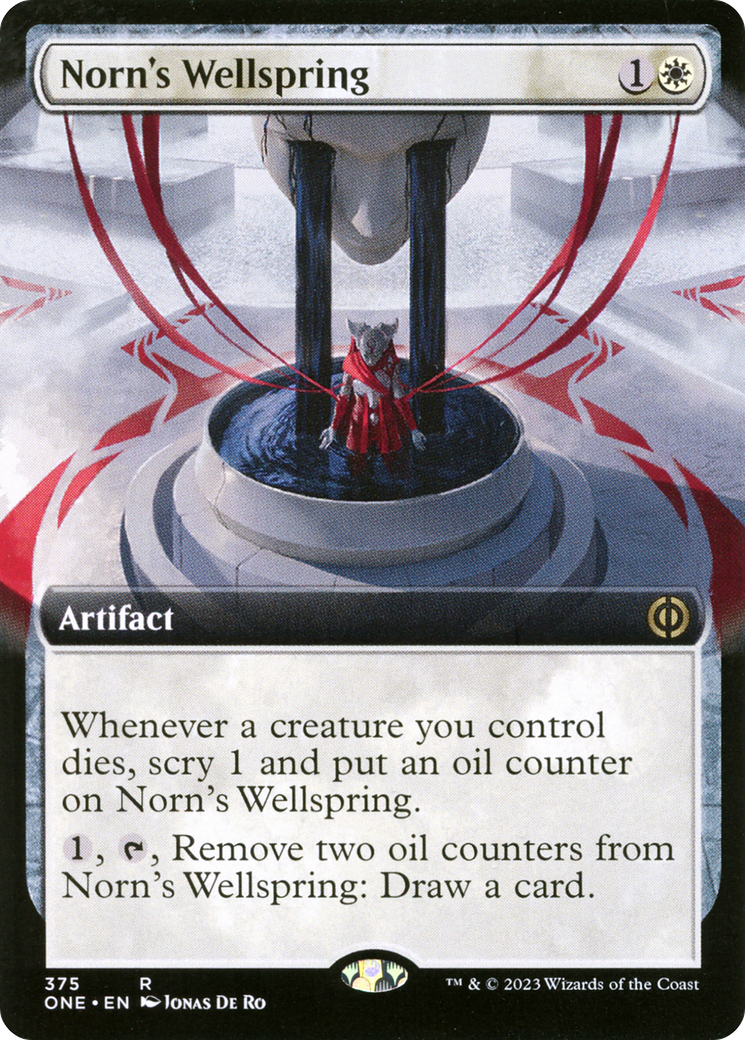 Norn's Wellspring (Extended Art) [Phyrexia: All Will Be One] - Evolution TCG