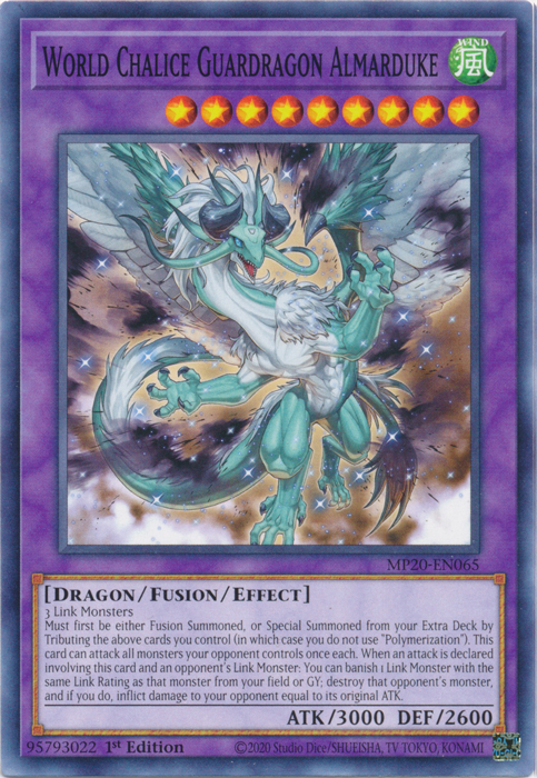 World Chalice Guardragon Almarduke [MP20-EN065] Common - Evolution TCG