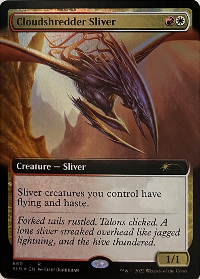 Cloudshredder Sliver (Extended Art) [Secret Lair Drop Promos] - Evolution TCG