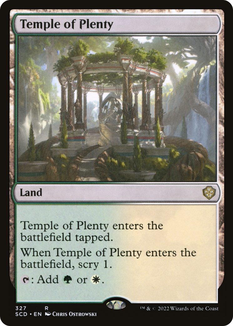 Temple of Plenty [Starter Commander Decks] - Evolution TCG