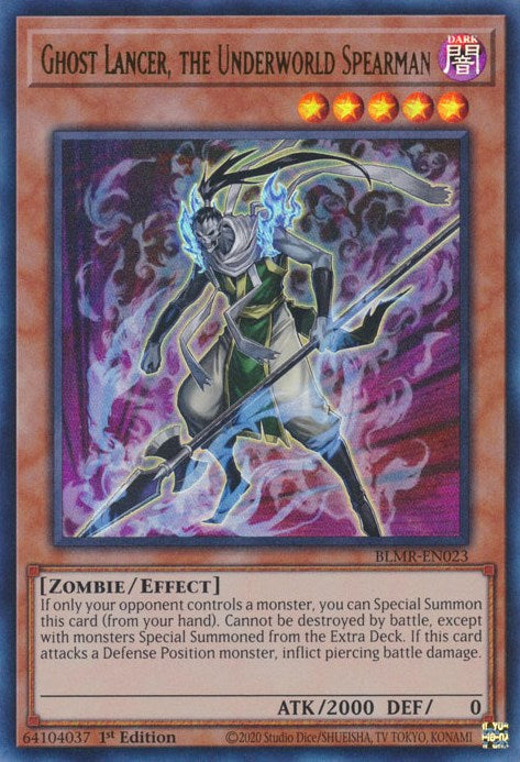 Ghost Lancer, the Underworld Spearman [BLMR-EN023] Ultra Rare - Evolution TCG