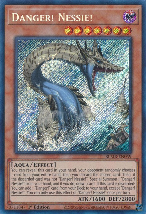 Danger! Nessie! [BLMR-EN059] Secret Rare - Evolution TCG