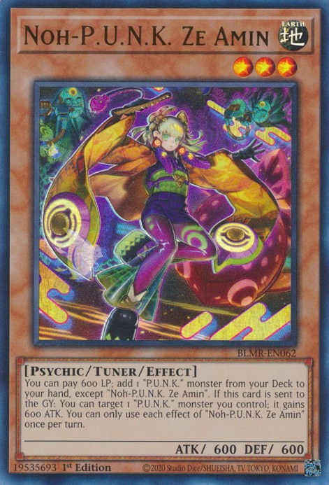 Noh-P.U.N.K. Ze Amin [BLMR-EN062] Ultra Rare - Evolution TCG