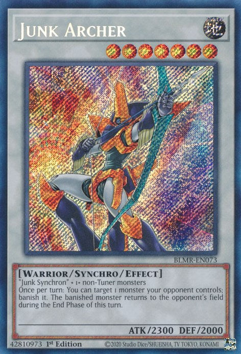 Junk Archer [BLMR-EN073] Secret Rare - Evolution TCG