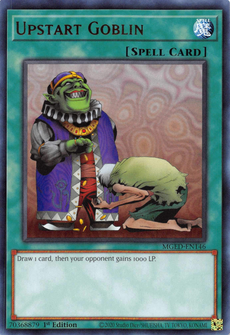 Upstart Goblin [MGED-EN146] Rare - Evolution TCG