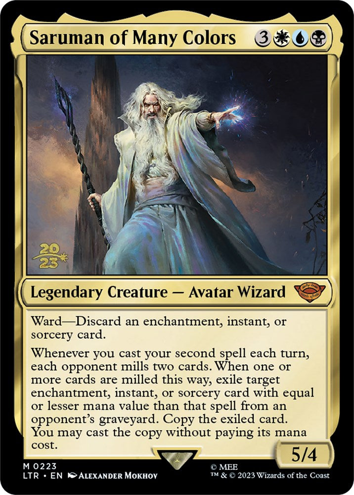 Saruman of Many Colors [The Lord of the Rings: Tales of Middle-Earth Prerelease Promos] - Evolution TCG