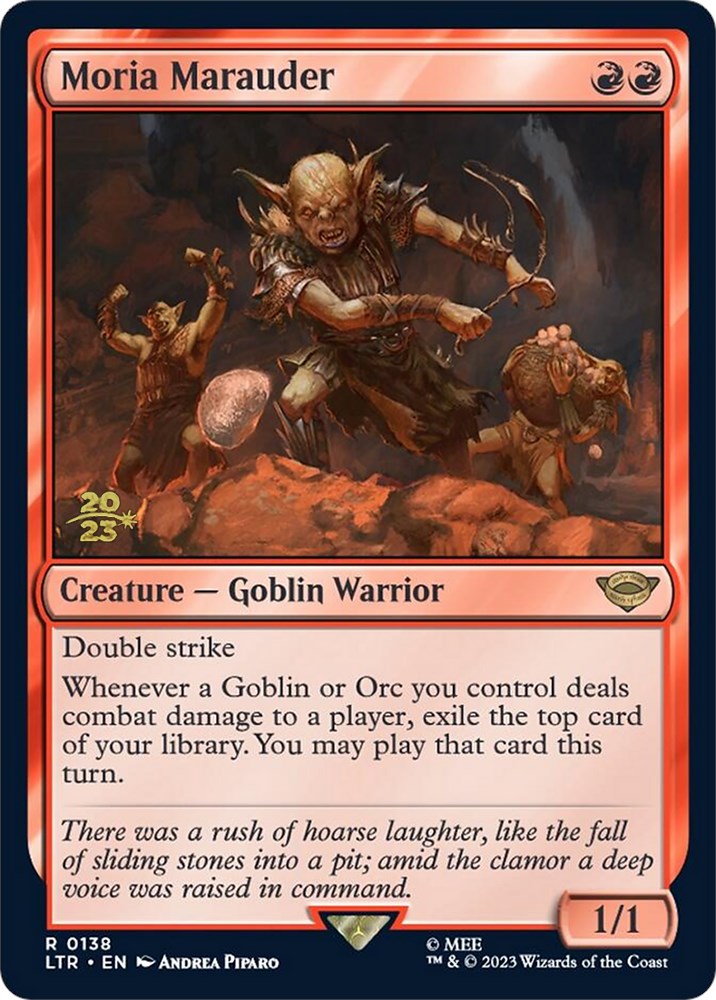 Moria Marauder [The Lord of the Rings: Tales of Middle-Earth Prerelease Promos] - Evolution TCG