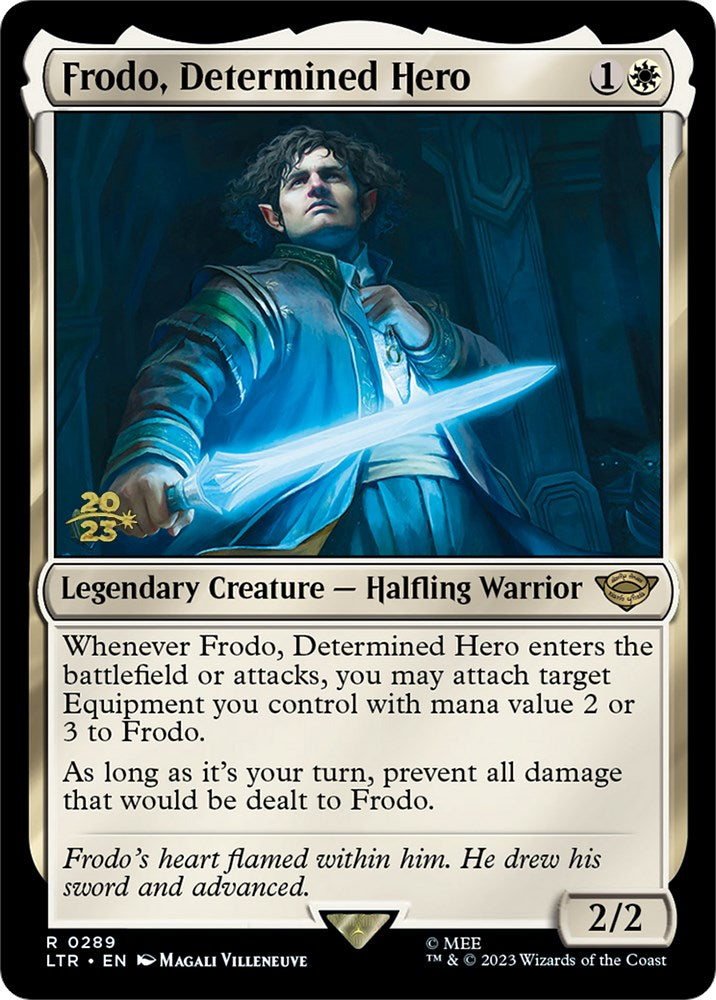 Frodo, Determined Hero [The Lord of the Rings: Tales of Middle-Earth Prerelease Promos] - Evolution TCG