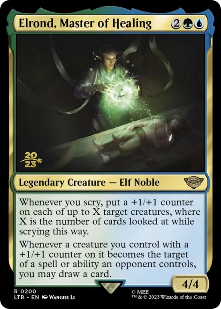 Elrond, Master of Healing [The Lord of the Rings: Tales of Middle-Earth Prerelease Promos] - Evolution TCG